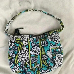 Vera Bradley Retired 2012 Island Blooms  Sweetheart Shoulder Bag Quilted Fabric